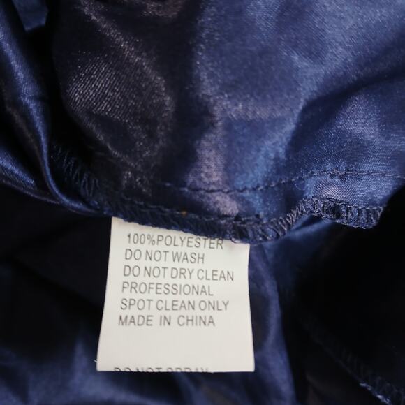 Mac Duggal Ieena Formal Evening Gown Size 2 Blue Dress Wedding Party Bridesmaid - Picture 12 of 12